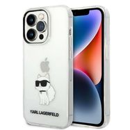 Karl Lagerfeld Ikonik Choupette case for iPhone 14 Pro - transparent, Karl Lagerfeld