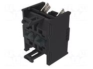 Contact block; 22mm; OptoHiT; front fixing; plug-in terminals EAO