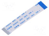 FFC tape; L: 50mm; 5pcs; Cores: 18; Plating: tinned; 60V; Pitch: 0.5mm DFROBOT