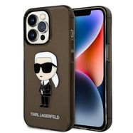 Karl Lagerfeld Ikonik Karl case for iPhone 14 Pro Max - black, Karl Lagerfeld