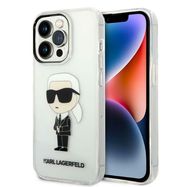 Karl Lagerfeld Ikonik Karl case for iPhone 14 Pro Max - transparent, Karl Lagerfeld