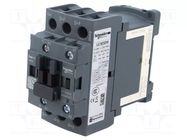 Contactor: 3-pole; NO x3; Auxiliary contacts: NO; 24VDC; 32A; 690V SCHNEIDER ELECTRIC