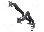 Holder; 9kg; 17÷32"; black; Arm len: 506mm; Dim: 948x109x564mm SAVIO