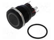 Switch: vandal resistant; Pos: 2; SPDT; 5A/250VAC; IP65; ON-ON; MP22 BULGIN