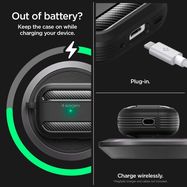Spigen Rugged Armor Case for Apple AirPods Pro 1 / 2 - Matte Black, Spigen