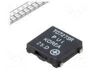 Sound transducer: electromagnetic signaller; 2.7kHz; -30÷70°C PUI AUDIO