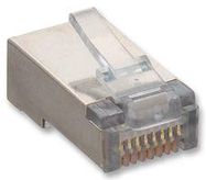 RJ45, MODULAR PLUG, 8 WAY, SHIELDED