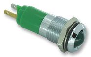 LED INDICATOR, 14MM, GREEN