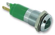 LED INDICATOR, 14MM, 24V, GREEN