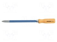 Scraper; Working part len: 200mm; steel; L: 315mm GEDORE