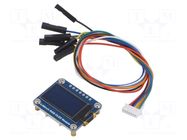 Display: OLED; 0.96"; 64x128; Dim: 26x32.5mm; RGB; PIN: 7; 3.3÷5VDC WAVESHARE