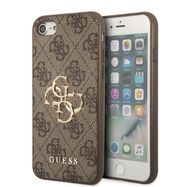 Guess GUHCI84GMGBR iPhone 7/8/SE 2020/2022 brown/brown hardcase 4G Big Metal Logo, Guess