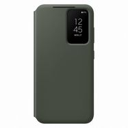 Samsung Smart View Wallet Case for Samsung Galaxy S23 Case with Smart Flip Window Card Wallet khaki (EF-ZS911CGEGWW), Samsung