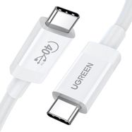 Ugreen cable USB4 40Gb/s USB-C - USB-C PD 100W 0.8m white (US506), Ugreen