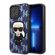 Karl Lagerfeld KLHCP13LPMNIKBL iPhone 13 Pro / 13 6.1&quot; hardcase blue/blue Monogram Ikonik Patch, Karl Lagerfeld