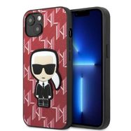 Karl Lagerfeld KLHCP13MPMNIKPI iPhone 13 6.1&quot; hardcase red/red Monogram Ikonik Patch, Karl Lagerfeld