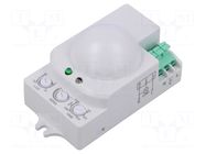 Microwave motion detector; wall mount; 230VAC; IP20; -20÷50°C ORNO