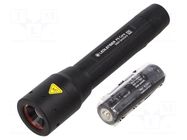 Torch: LED; IP44; luminous flux adjustment; 15lm,60lm,150lm; 12h LEDLENSER