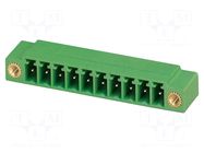 Connector: pluggable terminal block; COMBICON S; 250V; PIN: 9; THT PHOENIX CONTACT