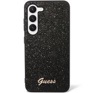 Guess GUHCS23MHGGSHK S23+ S916 black/black hard case Glitter Script, Guess