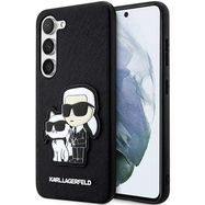 Karl Lagerfeld KLHCS23MSANKCPK S23+ S916 hardcase black/black Saffiano Karl &amp; Choupette, Karl Lagerfeld