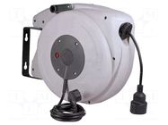 Extension lead; 3G1.5mm2; 15m; Sockets no: 1; PVC; black; 16A AS SCHWABE