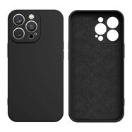 Silicone case for Samsung Galaxy A54 5G silicone cover black, Hurtel