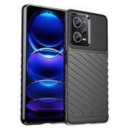 Thunder Case for Xiaomi Poco X5 Pro 5G / Redmi Note 12 Pro silicone armor case black, Hurtel