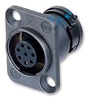 SOCKET, PANEL MOUNT, 8, POLE