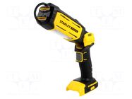 Lamp: working; FATMAX V20; 350lm,700lm; 18VDC; Kind: battery STANLEY