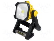 Lamp: working; FATMAX V20; 1900lm; 18VDC; Kind: battery STANLEY