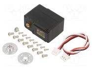Motor: servo; 12VDC; standard; digital; 45.2x24.7x35mm; metal; 360° DFROBOT