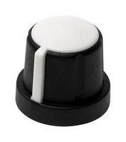 CONTROL KNOB, TPE, ROUND SHAFT, 20MM