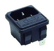 POWER ENTRY, PLUG, 10A, 250VAC, QC