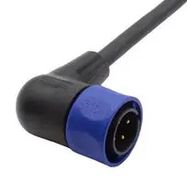 CIR CABLE, 6P R/A PLUG-FREE END, 3.3FT