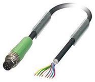 SENSOR CORD, 8P, M8 PLUG-FREE END, 3M