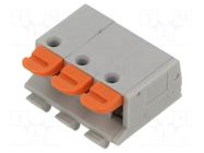 Connector: PCB terminal block; terminal; GA; 7A; PIN: 3; angled AMPHENOL ANYTEK