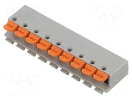 Connector: PCB terminal block; terminal; GA; 7A; PIN: 9; angled AMPHENOL ANYTEK