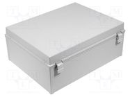 Enclosure: wall mounting; X: 500mm; Y: 400mm; Z: 200mm; CAB; grey FIBOX