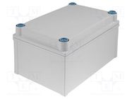 Enclosure: multipurpose; X: 200mm; Y: 300mm; Z: 170mm; QUICK; ABS FIBOX