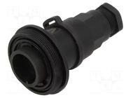 Connector: circular; plug; male; PIN: 3; 12A; 277V; IP68,IP69K; 5÷7mm BULGIN