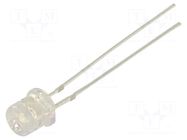 LED; blue; 5mm; 330÷500mcd; 140°; Front: flat; 2.7÷2.9VDC; -30÷85°C OPTOSUPPLY