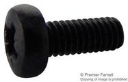 SCREW, POZI PAN, STEEL, BLK, M4X10,PK100