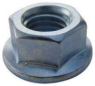 FLANGE NUT, SERRATED, BZP, M12, PK50