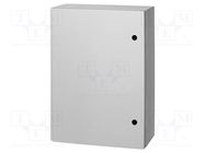 Enclosure: wall mounting; X: 735mm; Y: 535mm; Z: 270mm; CAB; grey FIBOX