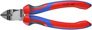 KNIPEX 14 22 160 Diagonal Insulation Stripper with comfort handles black atramentized 160 mm