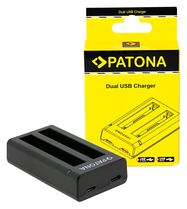 PATONA dual charger for Insta360 X4 CINSBBMA incl. USB-C cable, PATONA