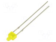 LED; yellow; 2mm; 68÷100mcd; 120°; Front: flat; 2.1÷2.6VDC; -30÷85°C OPTOSUPPLY