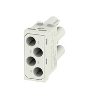 Module insert for industrial connector, Series: ModuPlug, Crimp connection, Number of poles: 4 Weidmuller