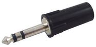 PLUG, 3.5MM JACK, INSULATED, 3POLE